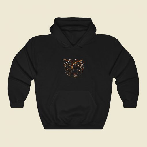 Wild Bear Funny Graphic Hoodie
