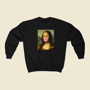 Bubble Gum Mona Lisa Sweatshirt Style