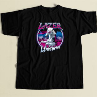 Lazer Unicorn Graphic T Shirt Style