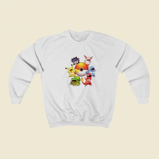 Funny Pokemon Parody Power Rangers Sweatshirt Style