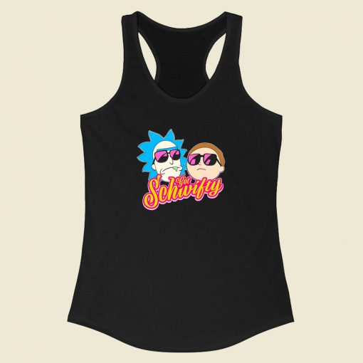 Rick And Morty Get Schwifty Racerback Tank Top