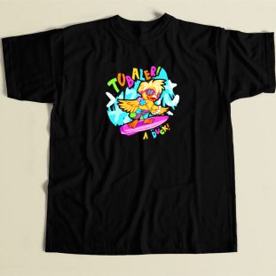Funny Tubaler A Duck Surfing T Shirt Style