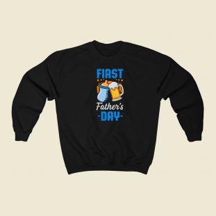 First Fathers Day Beer Milk Sweatshirt Style