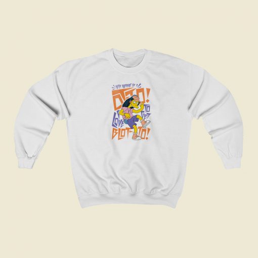 The Simpsons Otto Blotto Sweatshirt Style