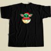 Christmas Cute Baby Yoda 80s Retro T Shirt Style