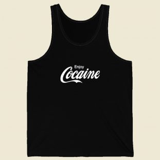 Enjoy Cocaine Funny Tank Top