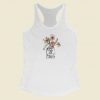 Hapiness Is Being With You 80s Retro Racerback Tank Top
