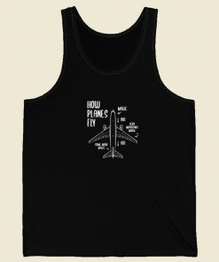 Novelty How Planes Fly Tank Top