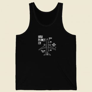 Novelty How Planes Fly Tank Top