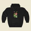 Botanical Floral 80s Retro Hoodie Style