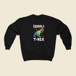 Equal Trex 80s Retro Sweatshirt Style