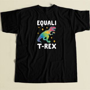 Equal Trex 80s Retro T Shirt Style