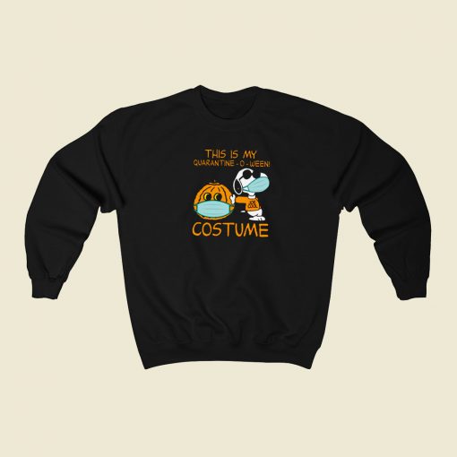 Snoopy Costum Quarantine Ween 80s Retro Sweatshirt Style