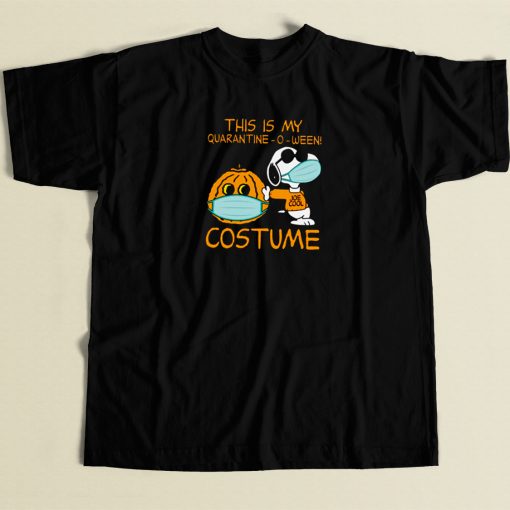 Snoopy Costum Quarantine Ween 80s Retro T Shirt Style