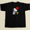 Snoopy Woodstock Balloon 80s Retro T Shirt Style