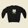 Whiskey Kitty Cat 80s Retro Sweatshirt Style