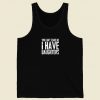 You Cant Scare Me 80s Retro Tank Top