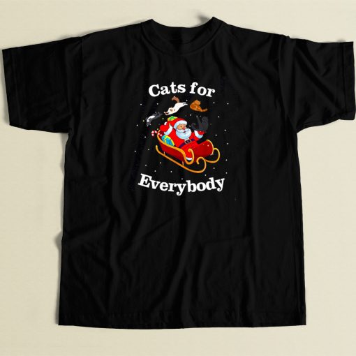 Cats For Everybody Ugly Christmas T Shirt Style