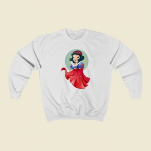 Disney Snow White Stylized 80s Retro Sweatshirt Style