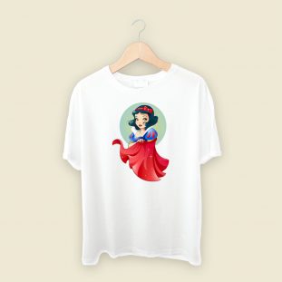 Disney Snow White Stylized 80s Retro T Shirt Style