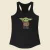 Dont Make Me Use The Force 80s Racerback Tank Top