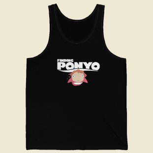 Finding Ponyo Parody 80s Retro Tank Top