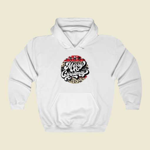 Leopard Merry Christmas Funny Hoodie Style