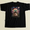 Starry Night Baby Yoda 80s Retro T Shirt Style