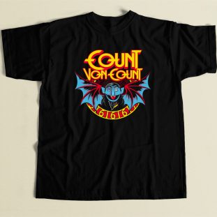 Funny The Count Batman 80s Retro T Shirt Style