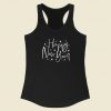 New Year Is Coming Gift Racerback Tank Top