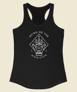 Bring Me The Horizon Diamond Hand Racerback Tank Top