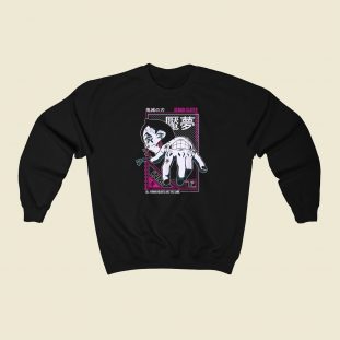 Enmu Demon Slayer Anime 80s Sweatshirt Style