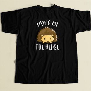 Funny Spikey Hedgehog 80s Retro T Shirt Style