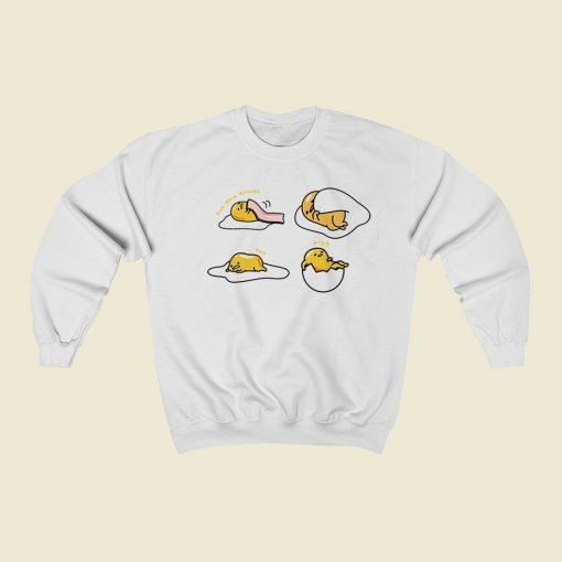 Lazy Eggs Gudetama 80s Sweatshirt Style