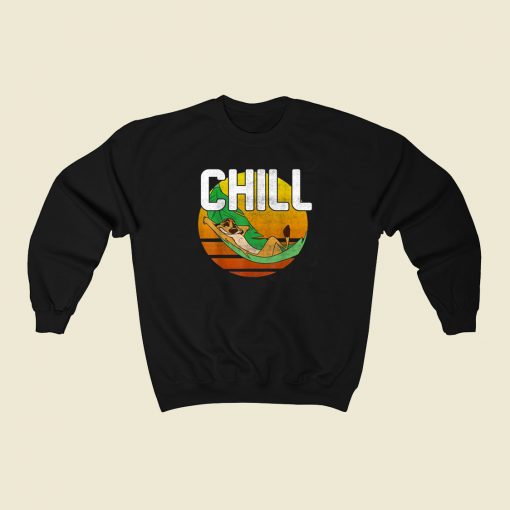 Lion King Timon Chill 80s Sweatshirt Style