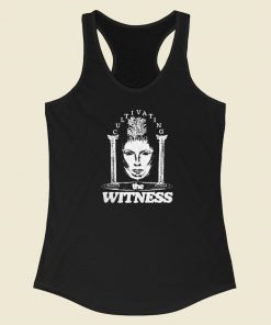 Nice Cultivating The Witness 80s Racerback Tank Top