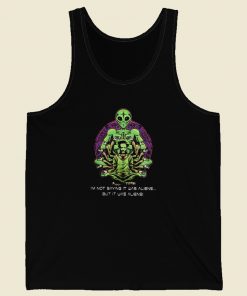 Not Saying It Was Aliens 80s Retro Tank Top