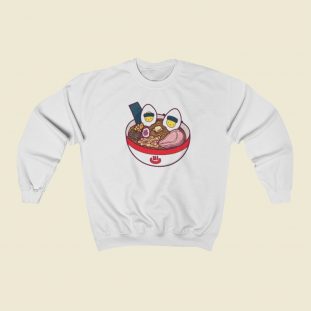 Spa Egg Ramen 80s Sweatshirt Style