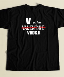 V Is For Valentine Vodka 80s Retro Tank Top