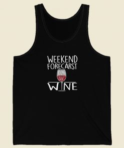 Weekend Forecast 100 Chance 80s Retro Tank Top