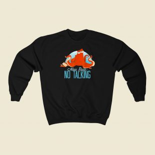 Finding Dory Hank No Talking 80s Sweatshirt Style