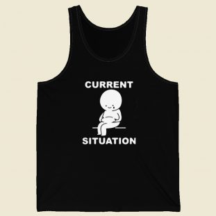 Funny Current Situation Fat 80s Tank Top