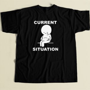 Funny Current Situation Fat 80s T Shirt Style