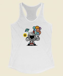 Gift From Outer Space Vintage 80s Racerback Tank Top