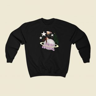 Girl Space Cowgirl 80s Sweatshirt Style
