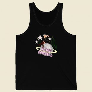Girl Space Cowgirl 80s Tank Top