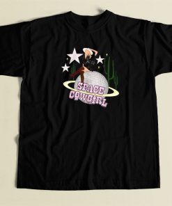 Girl Space Cowgirl 80s T Shirt Style