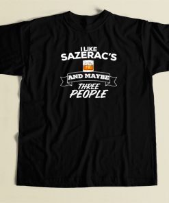 I Like Sazeracs 80s Retro T Shirt Style