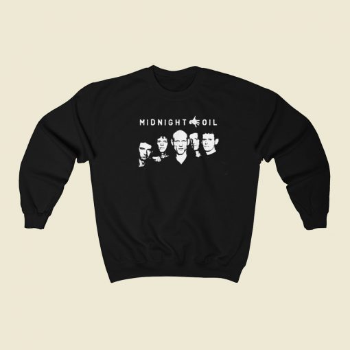 Midnight Oil Rock Band 80s Sweatshirt Style