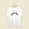 Shark Rainbow Graphic 80s T Shirt Style